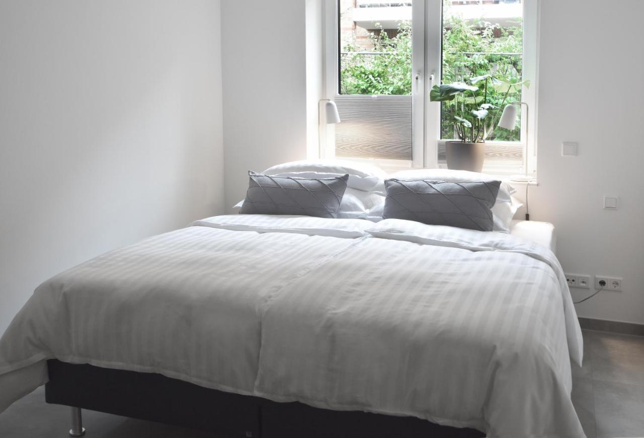 Familienfreundliche Neubauwohnung Mit Terrasse Хамбург Екстериор снимка